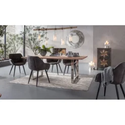 KARE Design Meubles>Table Symphony chromé 200x100