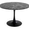 KARE Design Meubles>Table Veneto marbre noir Ø110cm