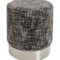 KARE Design Meubles>Tabouret Berry High silver gris Ø39cm