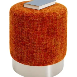 KARE Design Meubles>Tabouret Berry High silver orange Ø39cm