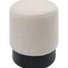 KARE Design Meubles>Tabouret Cherry crème-noir Ø36cm