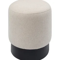 KARE Design Meubles>Tabouret Cherry crème-noir Ø36cm