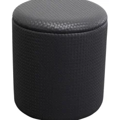 KARE Design Meubles>Tabouret enezia Storage anthracite Ø40cm