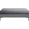 KARE Design Meubles>Tabouret Gianni velours gris noir