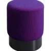 KARE Design Meubles>Tabouret Jody violet - Mesh noir Ø35cm