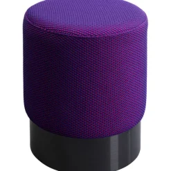 KARE Design Meubles>Tabouret Jody violet - Mesh noir Ø35cm
