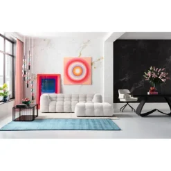 KARE Design Meubles>Tabouret Salamanca crème 125x80cm