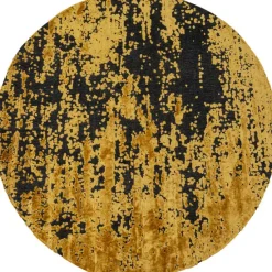 KARE Design Accessoires>Tapis Silja jaune Ø200cm