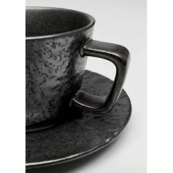 KARE Design Accessoires>Tasse à espresso Cosmos noir (2/parts)