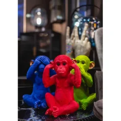 KARE Design Accessoires>Tirelire Monkey Iwazaru citron vert