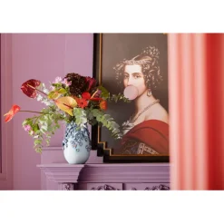 KARE Design Accessoires>Vase Butterflies bleu clair 35cm