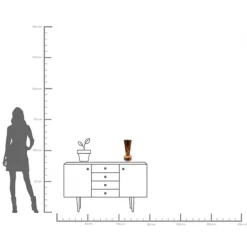 KARE Design Accessoires>Vase Caramel 35cm