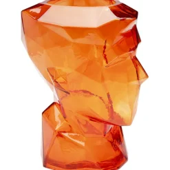 KARE Design Accessoires>Vase Prisma Face orange 30cm