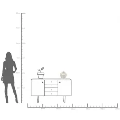 KARE Design Accessoires>Vase Viento blanc 23cm