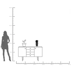 KARE Design Accessoires>Vase Viento noir 35cm