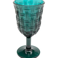 KARE Design Accessoires>Verre à vin Tissue pétrole 17cm